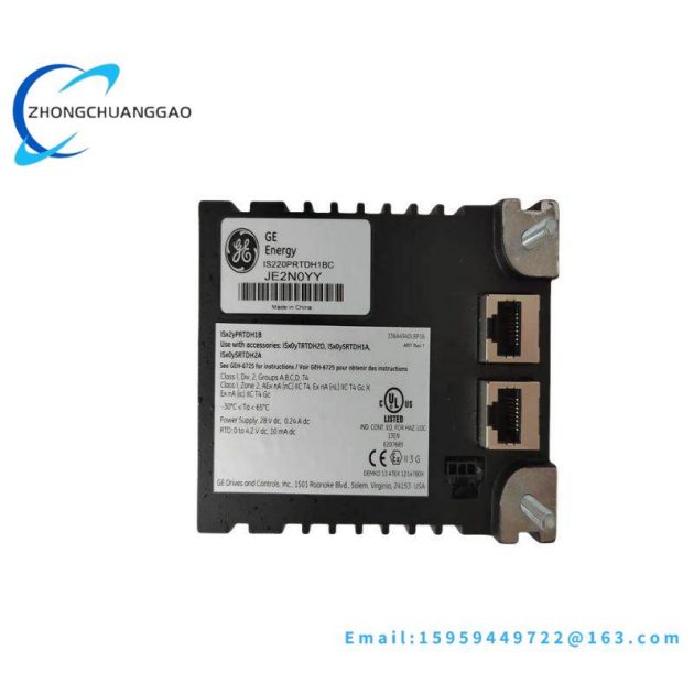 GE IS220PRTDH1B - Precision RTD Input Module for Industrial Control Systems