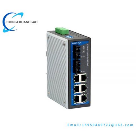 MOXA EDS-308-M-SC Industrial Ethernet Switch - Reliable Network Solution for Your Control System