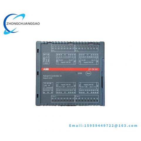 ABB 07DI92 WT92 GJR5252400R4101: Precision Digital I/O Module for Industrial Automation