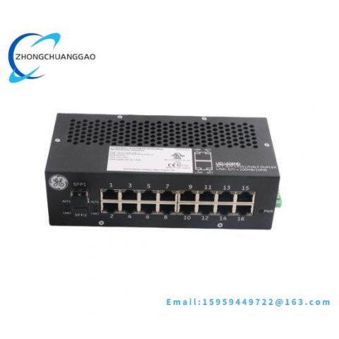 GE IS420ESWBH1A Ethernet Switch with Fiber, High Speed Industrial Networking Solution