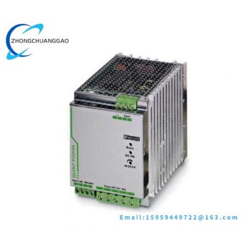 Phoenix Contact QUINT-PS/3AC/24DC/40 Power Supply Module, High-Efficiency DIN Rail Installation