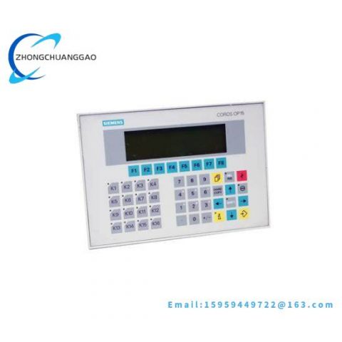 SIEMENS 6AV3515-1MA30 OP15/C1 Operator Panel: Industrial Control System Display