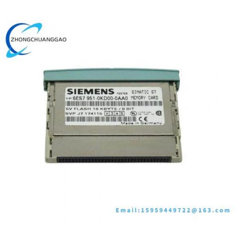 Siemens 6ES7 951-0KD00-0AA0 Flash Memory Module for Industrial Automation, Compact Design & High Reliability